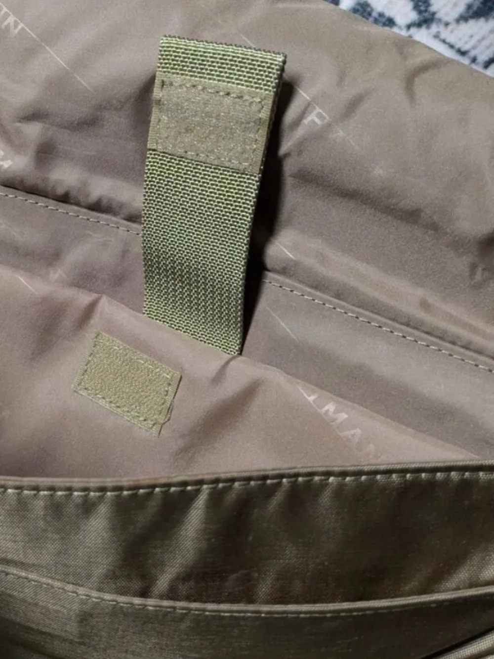 Vintage Hartmann Army Olive Green Brown Canvas Messenger Bag